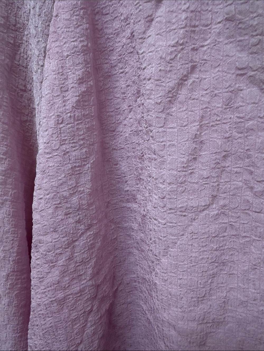 Calvin Klein Soft Barbie Pink V-Neck Textured Long-Sleeve Business Casual Blouse - Picture 8 of 10